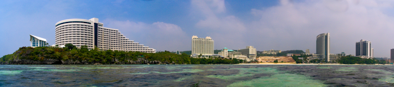 The northern end of Tumon Bay